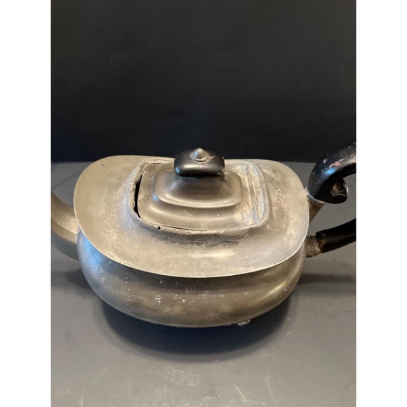 Original Antique Dixon & Son Coffee Footed Teapot Wood Handle 1800s - Picture 11 of 12